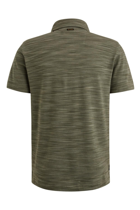 PME legend short sleeve polo stripe space dye
